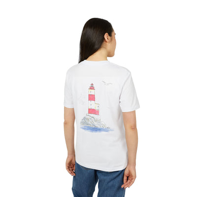 Camiseta  Premium Orgánica Faro Costa Vasca - Unisex | AUNTI
