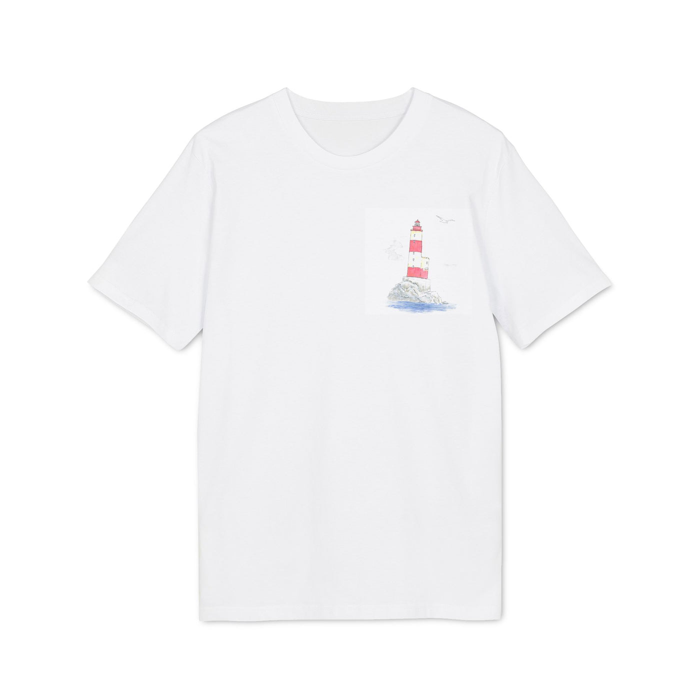 Camiseta  Premium Orgánica Faro Costa Vasca - Unisex | AUNTI