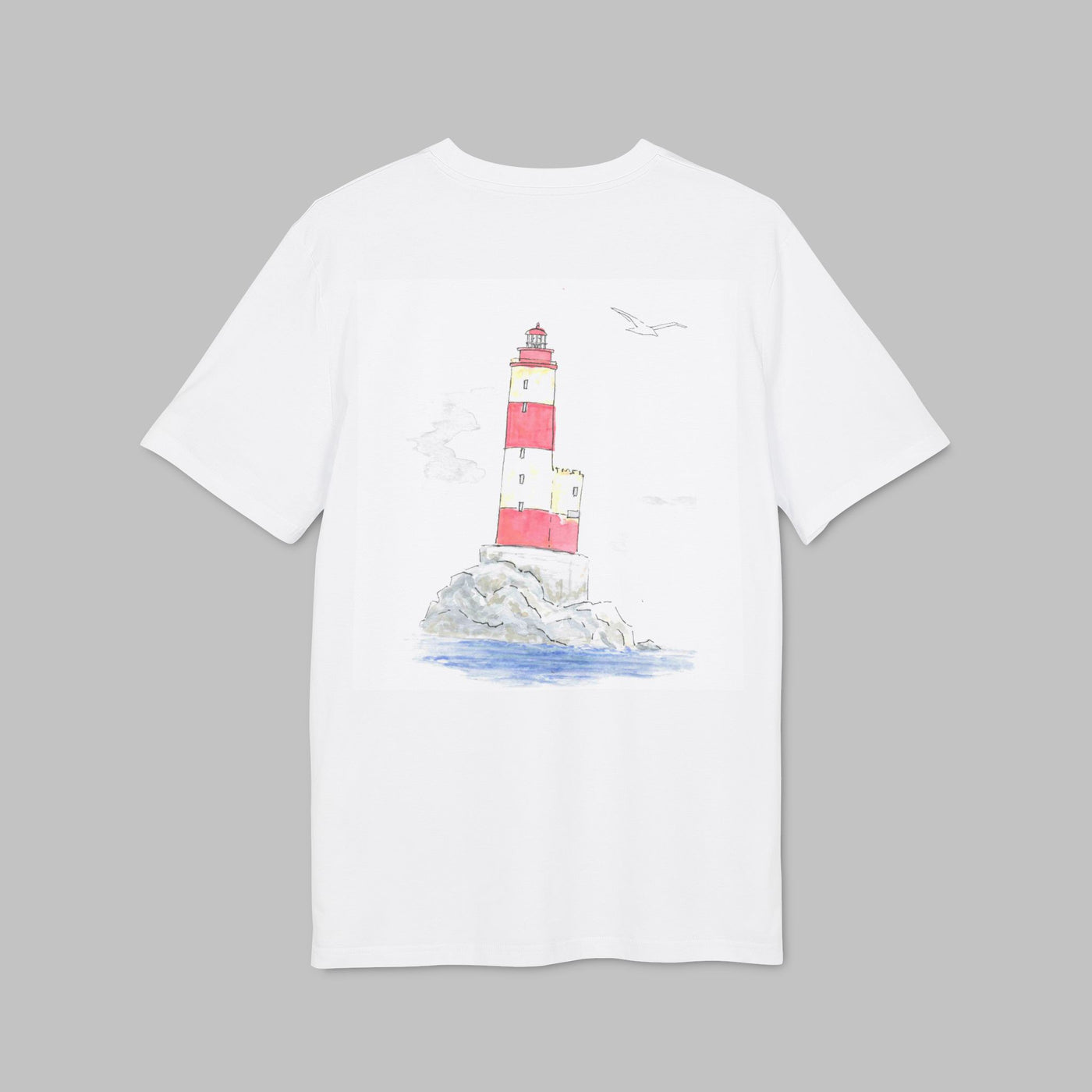 Camiseta  Premium Orgánica Faro Costa Vasca - Unisex | AUNTI