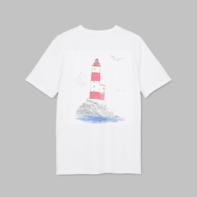 Camiseta  Premium Orgánica Faro Costa Vasca - Unisex | AUNTI