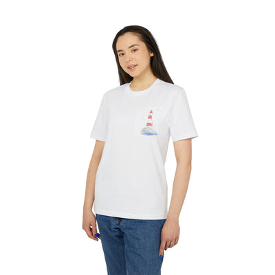 Camiseta  Premium Orgánica Faro Costa Vasca - Unisex | AUNTI