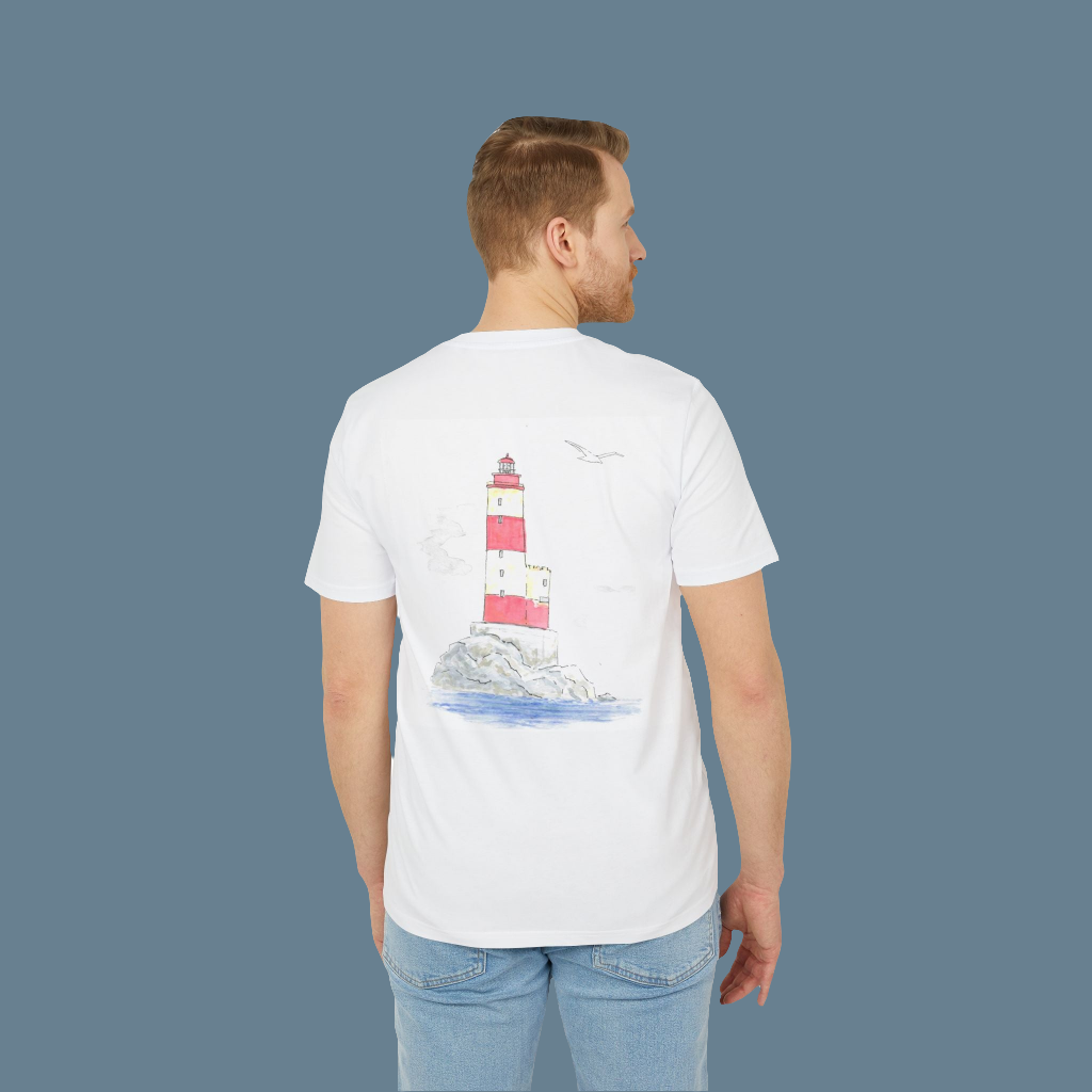 Camiseta  Premium Orgánica Faro Costa Vasca - Unisex | AUNTI