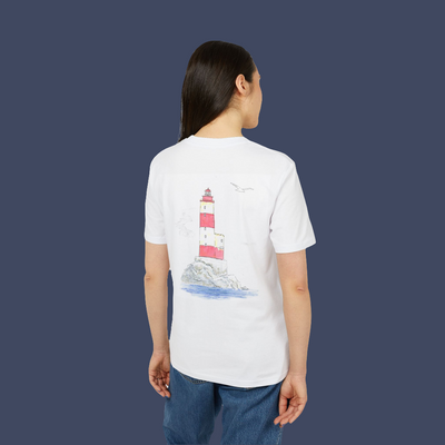 Camiseta  Premium Orgánica Faro Costa Vasca - Unisex | AUNTI