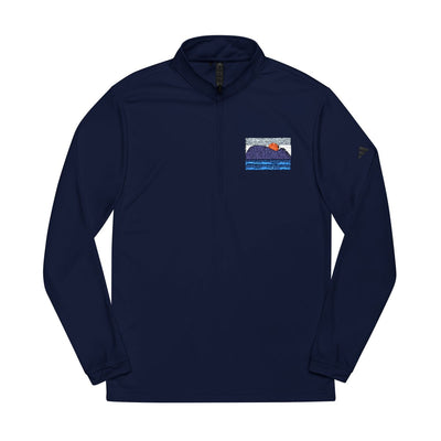 Men's 1/4-Zip Sweatshirt with Embroidery | Adidas®