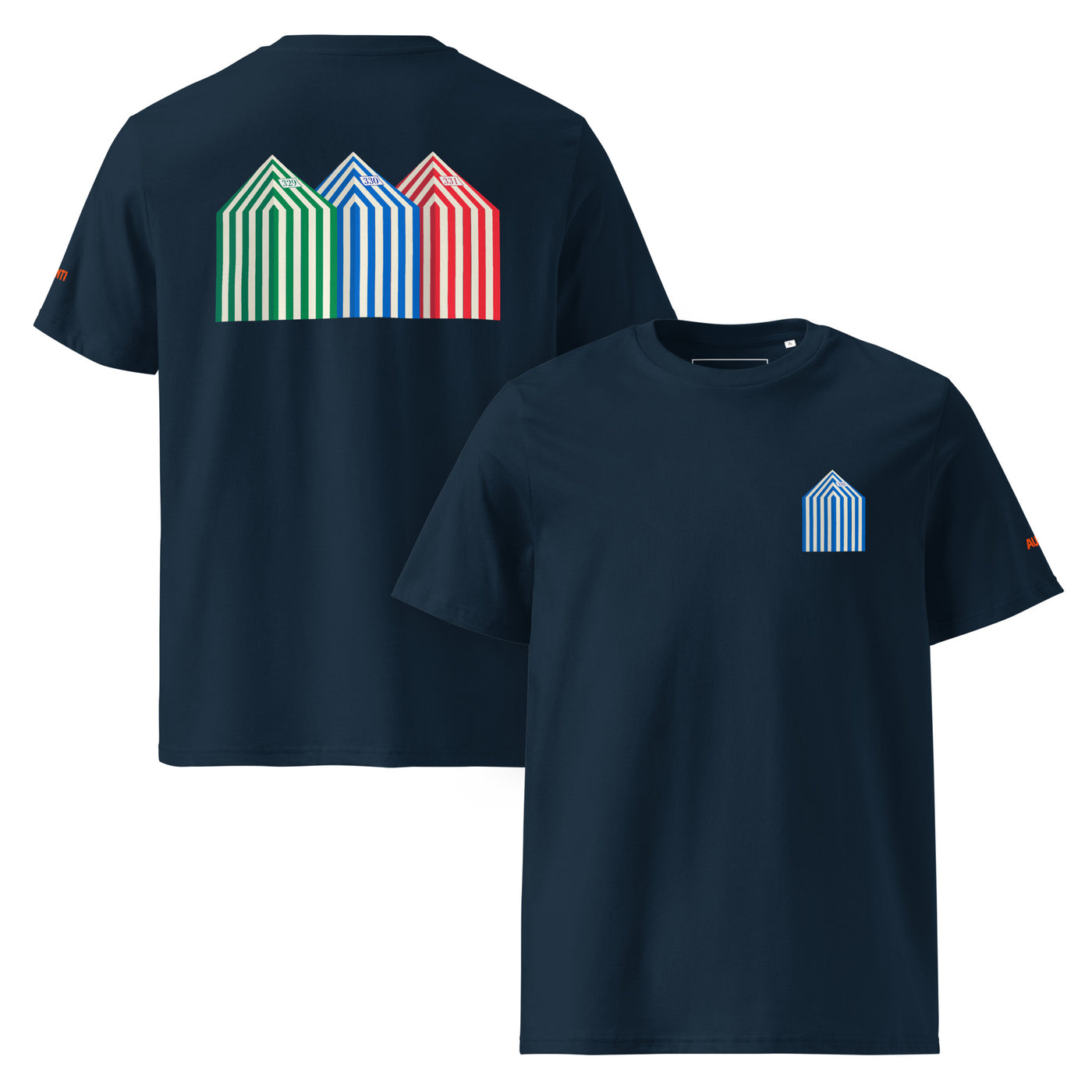 Camiseta Orgánica Toldos Zarautz. Moda Vasca- Aunti