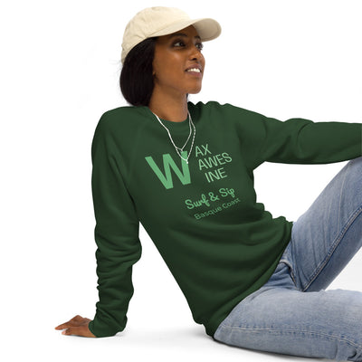 Sudadera Premium Orgánica Sostenible Wax, Waves & Wine | AUNTI