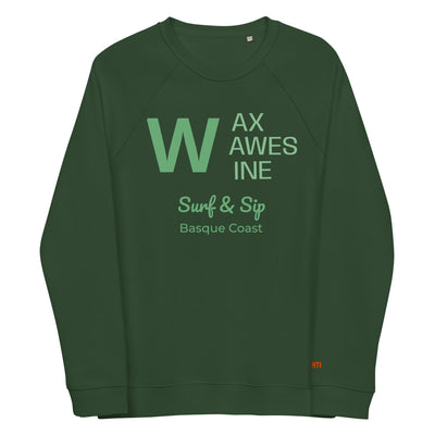 Sudadera Premium Orgánica Sostenible Wax, Waves & Wine | AUNTI