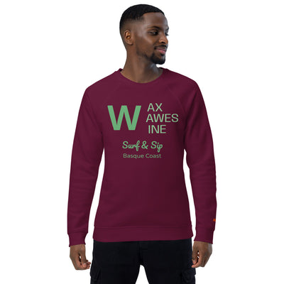 Sudadera Premium Orgánica Sostenible Wax, Waves & Wine | AUNTI