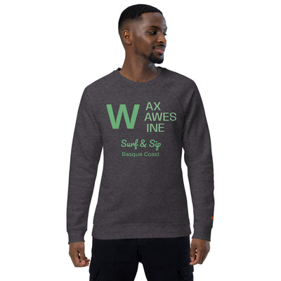 Sudadera Premium Orgánica Sostenible Wax, Waves & Wine | AUNTI