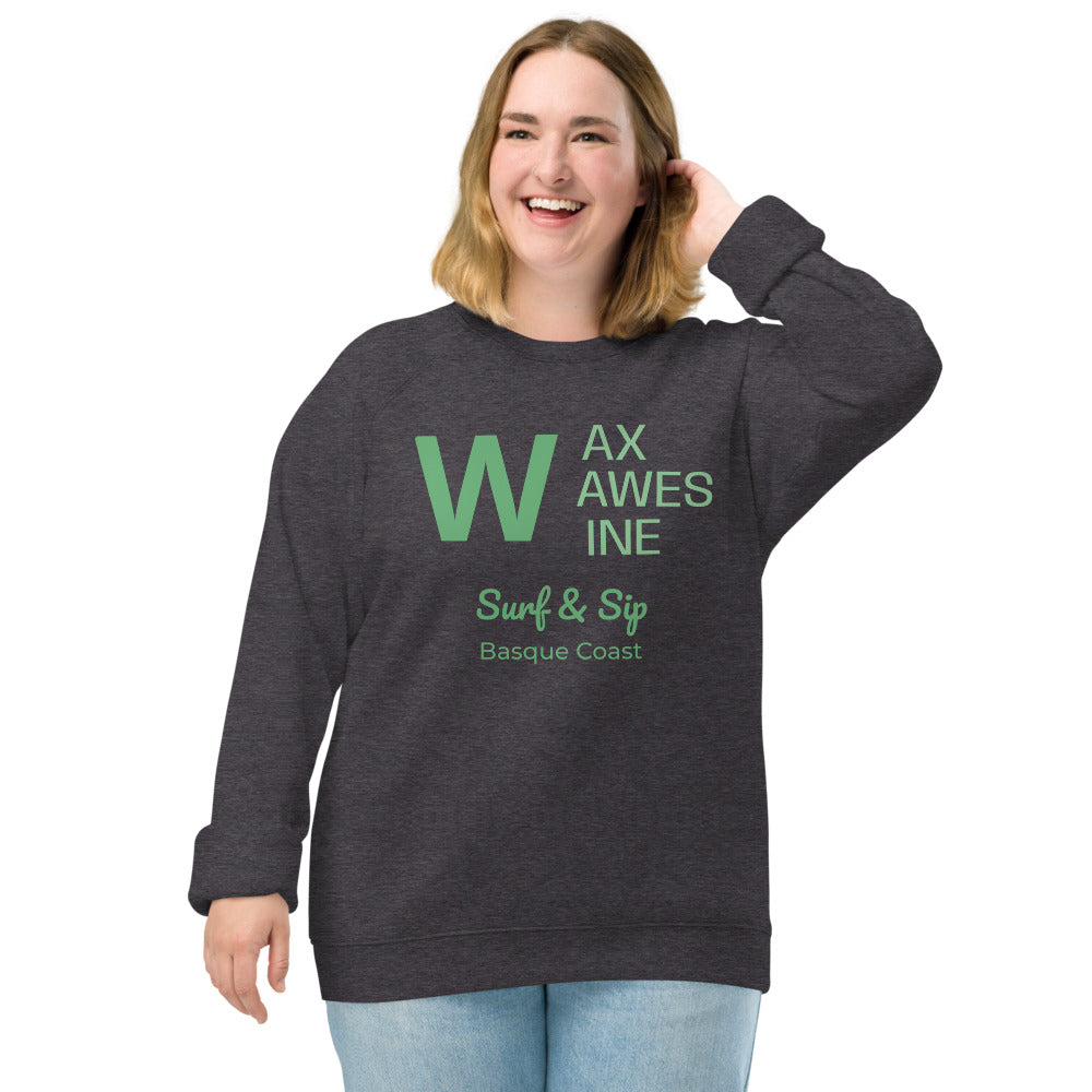 sudadera-premium-organica-sostenible-unisex-wax-waves-wine-gris-front-2