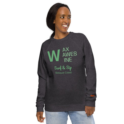 Sudadera Premium Orgánica Sostenible Wax, Waves & Wine | AUNTI