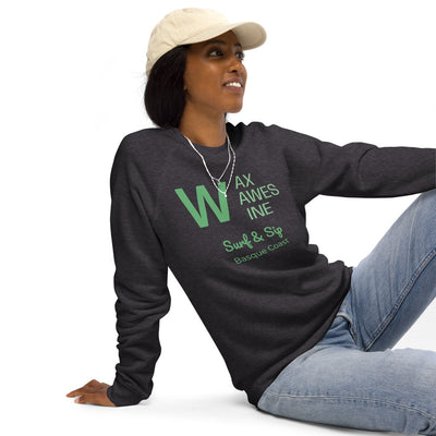 Sudadera Premium Orgánica Sostenible Wax, Waves & Wine | AUNTI