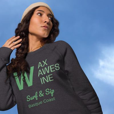 Sudadera Premium Orgánica Sostenible Wax, Waves & Wine | AUNTI